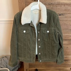 Hunter green corduroy jacket